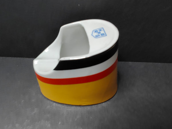 b) Ancien et rare cendrier publicitaire HAPAG-LLOYD SPM Bavière Allemagne