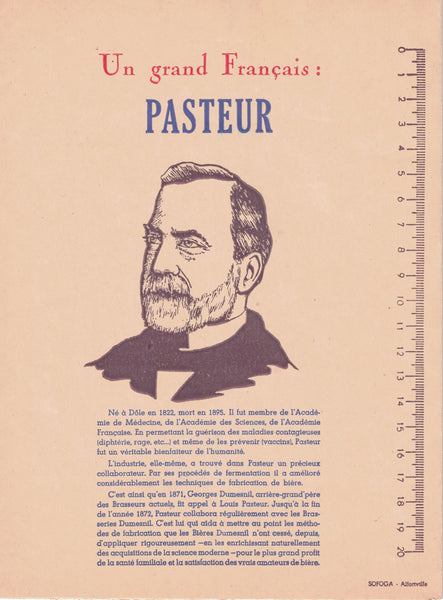Protège cahier de bière original ancienne brasserie Dumesnil