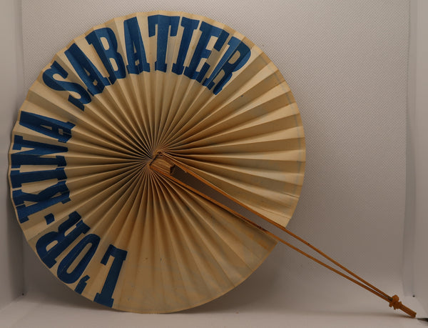 Eventail original ancien publicitaire L'Or-Kina Sabatier