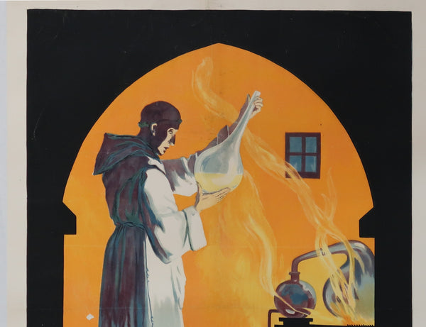 Affiche originale ancienne Liqueur la Jacobine Limoges