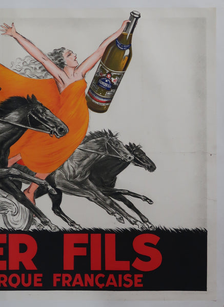 Affiche originale ancienne Premier Fils signée Roby