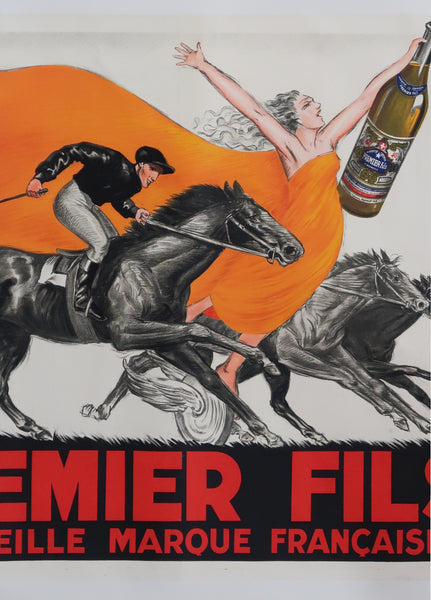 Affiche originale ancienne Premier Fils signée Roby