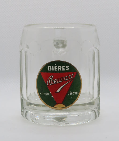 Ancienne chope émaillée bière de la brasserie Breuvart Armentières