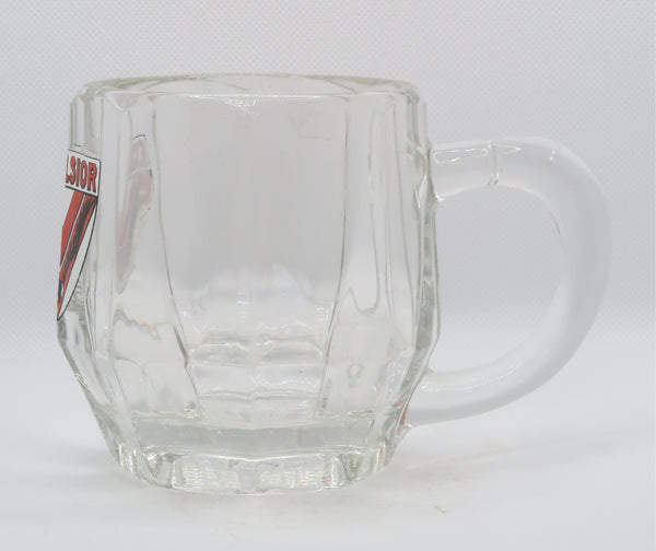 Ancienne chope à bière Excelsior émaillée