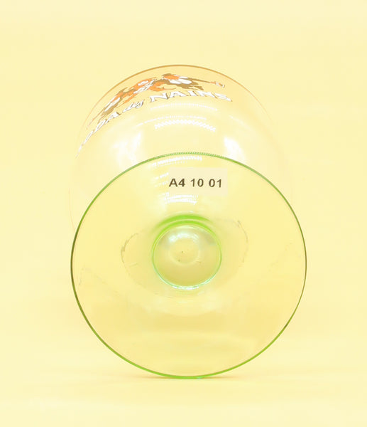 Ancien verre émaillé Soda des Nains