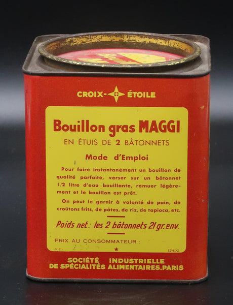 Ancienne Boite publicitaire Bouillon Gras Maggi