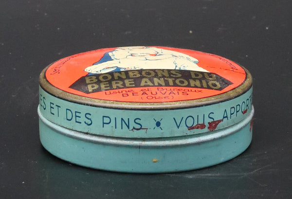 Ancienne Boite publicitaire Bonbon du Père Antonio
