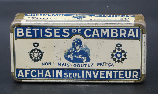 Ancienne Boite publicitaire Bêtise de Cambrai