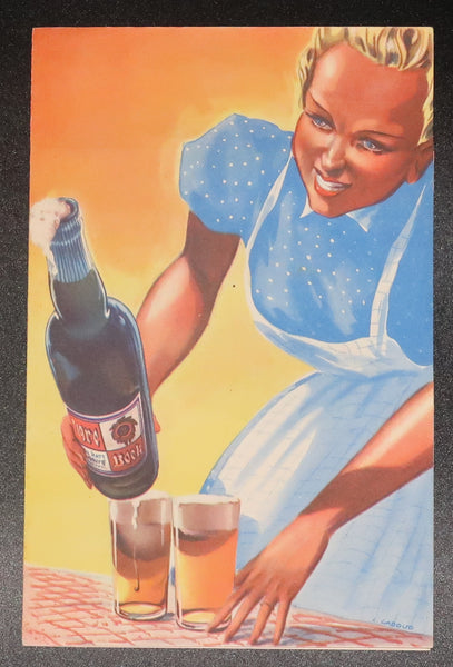 Ancien dépliant publicitaire brasserie Tigre Bock Kronenbourg