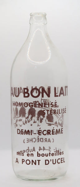 Ancienne bouteille de lait Aubenas Ardèche