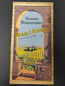 Ancien store japonais Grand Bourgogne Beault Forgeot