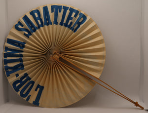 Eventail original ancien publicitaire L'Or-Kina Sabatier
