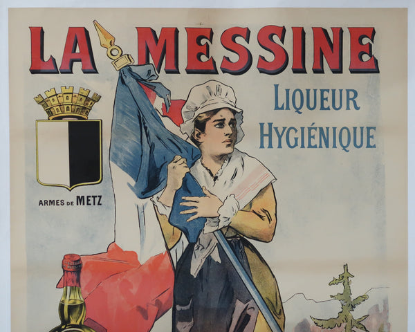 Affiche originale ancienne La Messine Périgueux