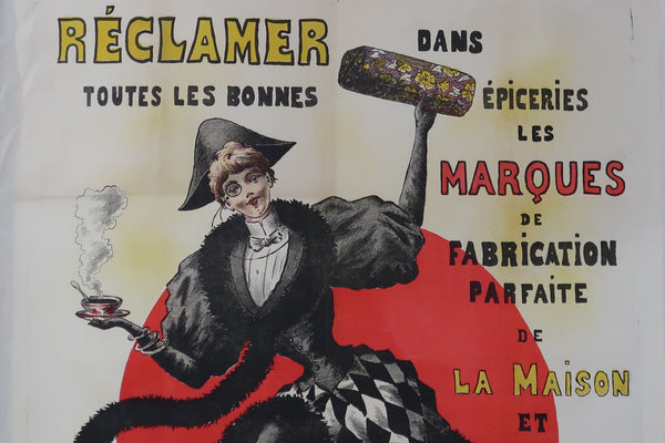 Affiche ancienne Chicorée Renaissance de Béthune signée Minos