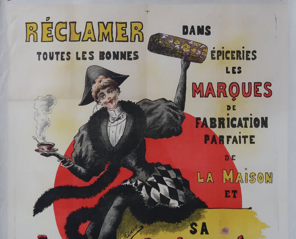 Affiche ancienne Chicorée Renaissance de Béthune signée Minos