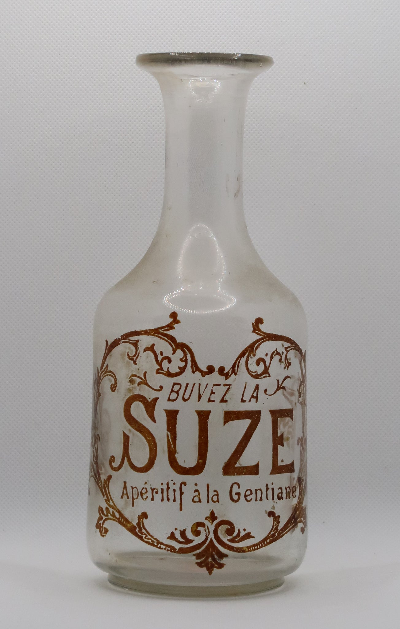 Ancienne carafe apéritif Suze à la gentiane