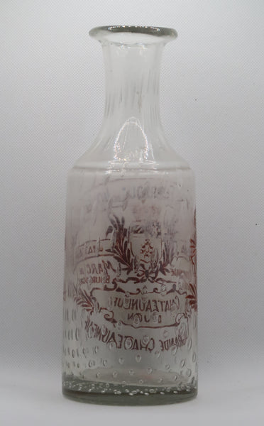 Ancienne carafe apéritif Quinquina Liqueurs Chateauneuf