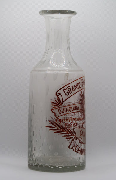 Ancienne carafe apéritif Quinquina Liqueurs Chateauneuf