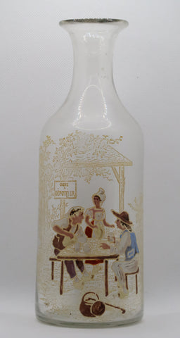 Ancienne carafe à cidre dépoteyer émaillée