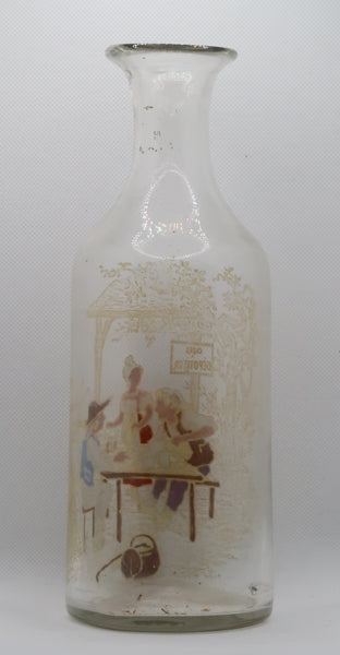 Ancienne carafe à cidre dépoteyer émaillée