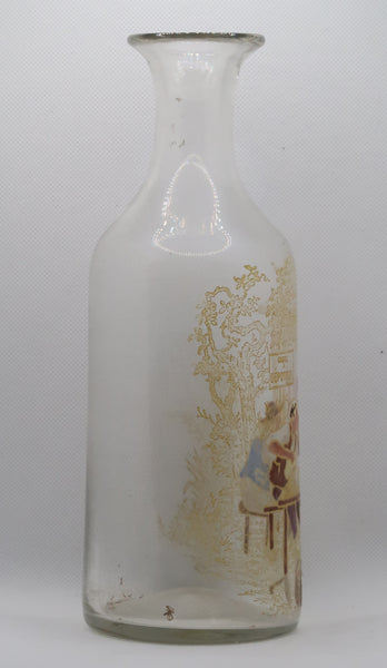 Ancienne carafe à cidre dépoteyer émaillée