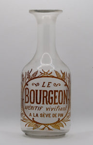 Ancienne carafe apéritif Bourgeon à la sève de de pin