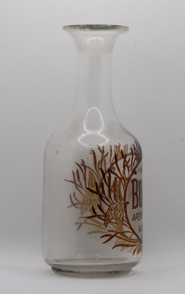 Ancienne carafe apéritif Bourgeon à la sève de de pin