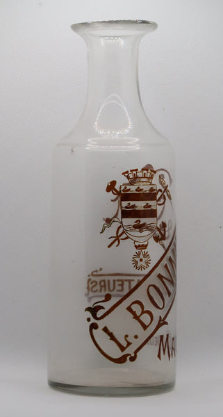 Ancienne carafe apéritif Bonnin Mauzé