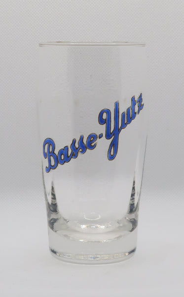 Ancien verre à bière émaillé brasserie Basse-Yutz