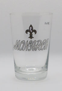 Ancien verre émaillée bière Monarch Saint Dizier