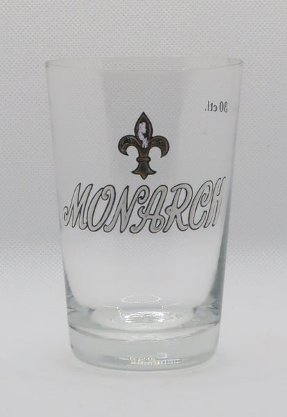 Ancien verre émaillée bière Monarch Saint Dizier