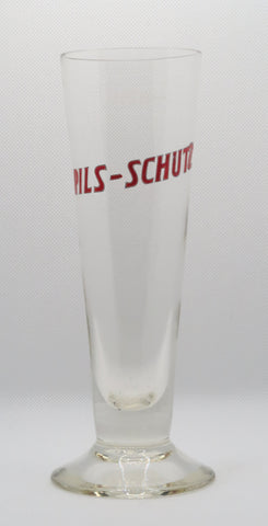 Ancienne verre à bière émaillé Pils Schutz de la brasserie Schuzenberger