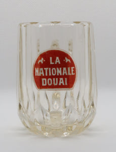 Ancienne chope à bière émaillée de la brasserie La National Douai