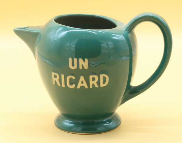 Ancien pichet apéritif Ricard vert