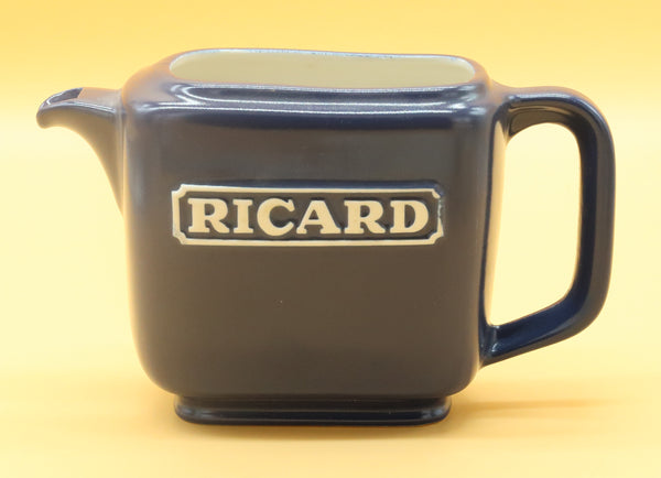 Ancien pichet apéritif Ricard bleu