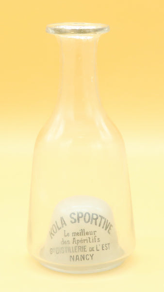 Ancienne carafe loupe Kola Sportive Nancy