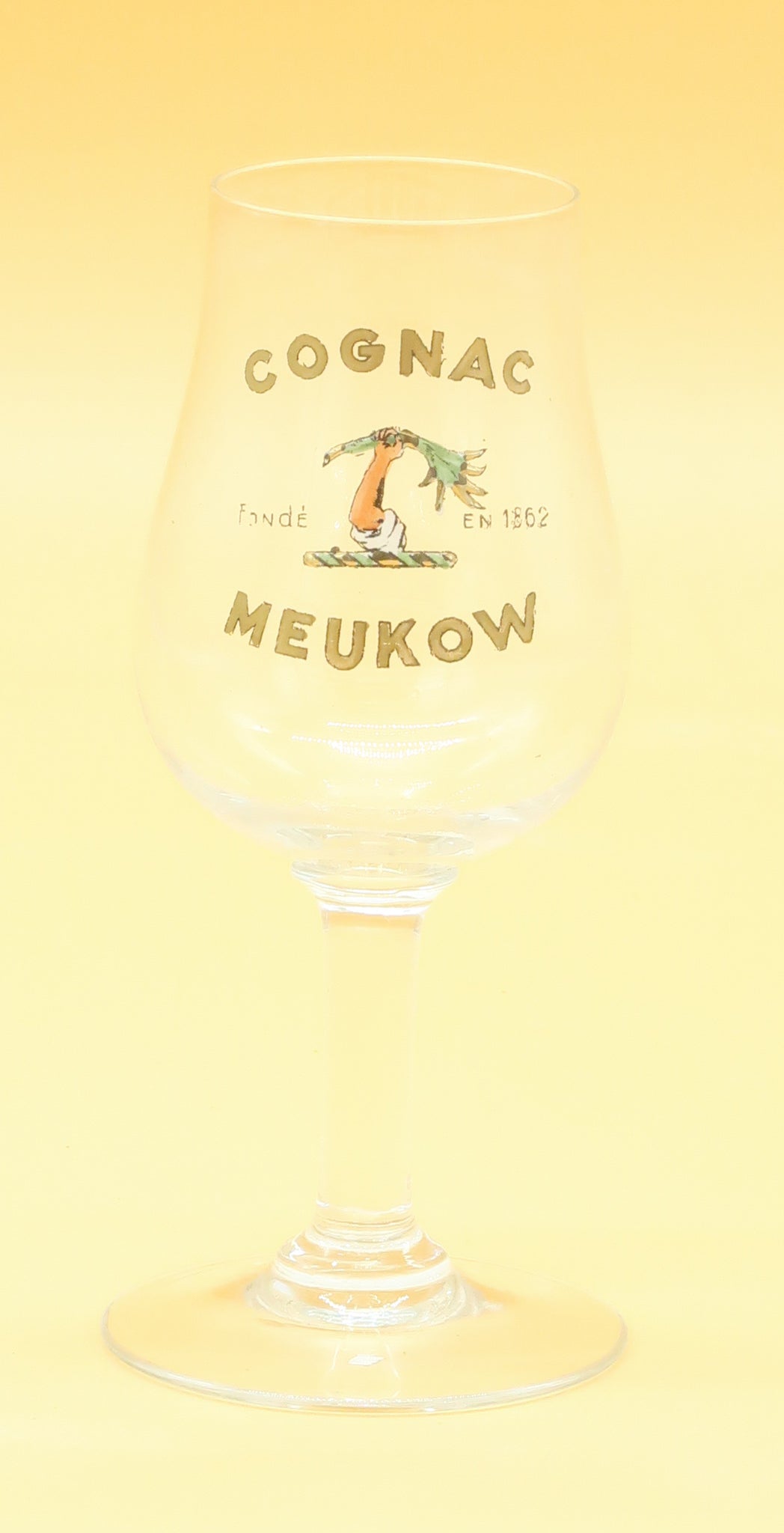 Ancien verre Cognac Neukow émaillé