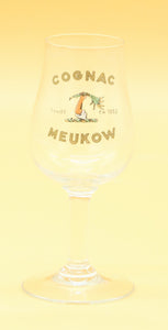 Ancien verre Cognac Neukow émaillé