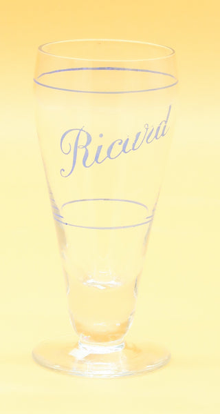 Ancien verre Ricard en bleu