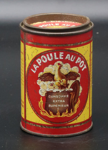 Ancienne Boite publicitaire Poule au Pot