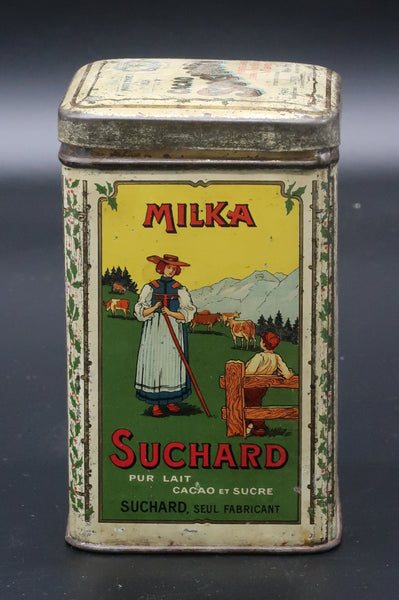 Ancienne Boite publicitaire Suchard Velma Cacao Milka