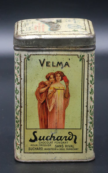 Ancienne Boite publicitaire Suchard Velma Cacao Milka