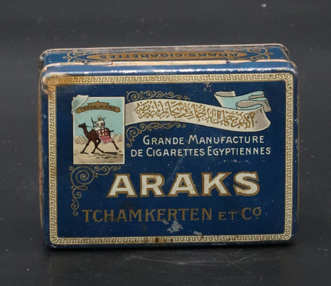Ancienne Boite publicitaire Tabac Araks