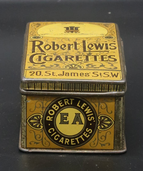 Ancienne Boite publicitaire Tabac Robert Lewis'