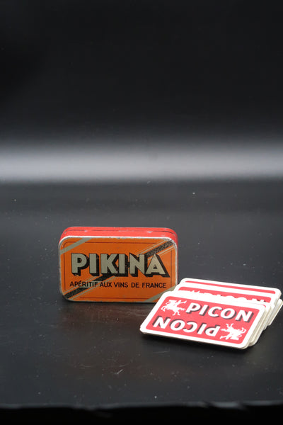 Ancienne Boite à carte publicitaire Picon Pikina