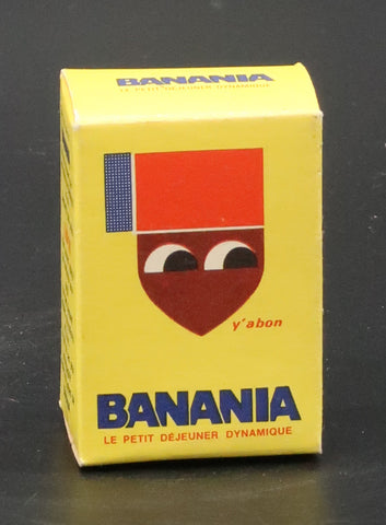 Ancienne Boite publicitaire Banania en carton
