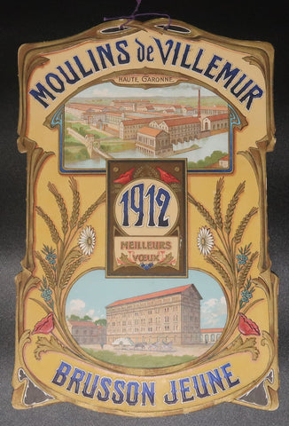 Ancien carton Moulins de Villemur