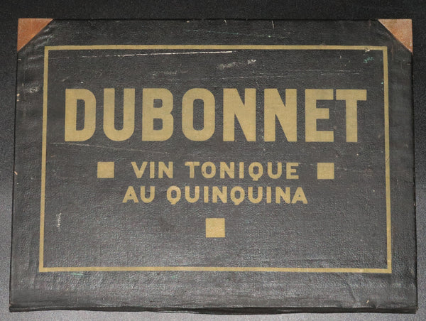 Ancien porte menu apéritif Dubonnet d'après Cassandre