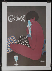 Retirage d'une ancienne affiche Contrex de Villemot