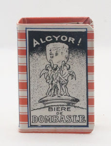 Ancien couvre boite d'allumette de la brasserie de Dombasle